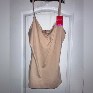 NEW WT Spanx Women’s 2XL Natural Glam Beige Cami Top Socialite 2352P Smoothing
